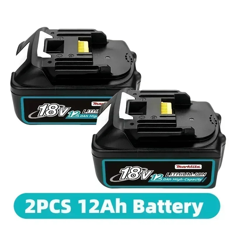 100% Original 18V Rechargeable power tool Battery For Makita DDF487 DTD173 DTW700 DGA404 Replaceable LED Lithium 6.0/8.0/12.0Ah