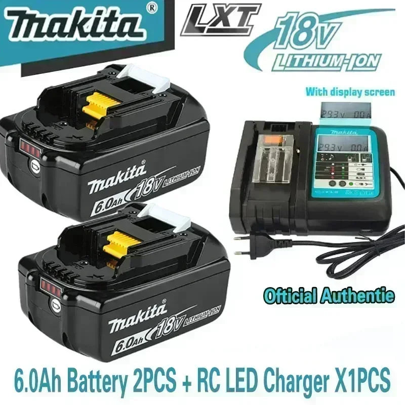 100% Original Makita 6Ah/5Ah/3Ah18V battery replaceable DTW700 DGA404 DDF487 DTD173 DHP488 power tools