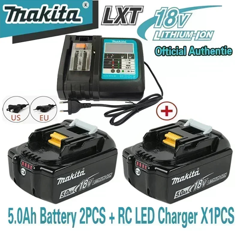 100% Original Makita 6Ah/5Ah/3Ah18V battery replaceable DTW700 DGA404 DDF487 DTD173 DHP488 power tools