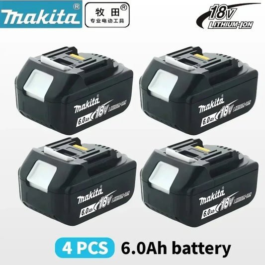 100% Original BL1860B for Makita 18V Battery DTW700 DDF487 DGA404 DTD173 Power Tools accessories lithium Batteries 3Ah/5Ah/6Ah