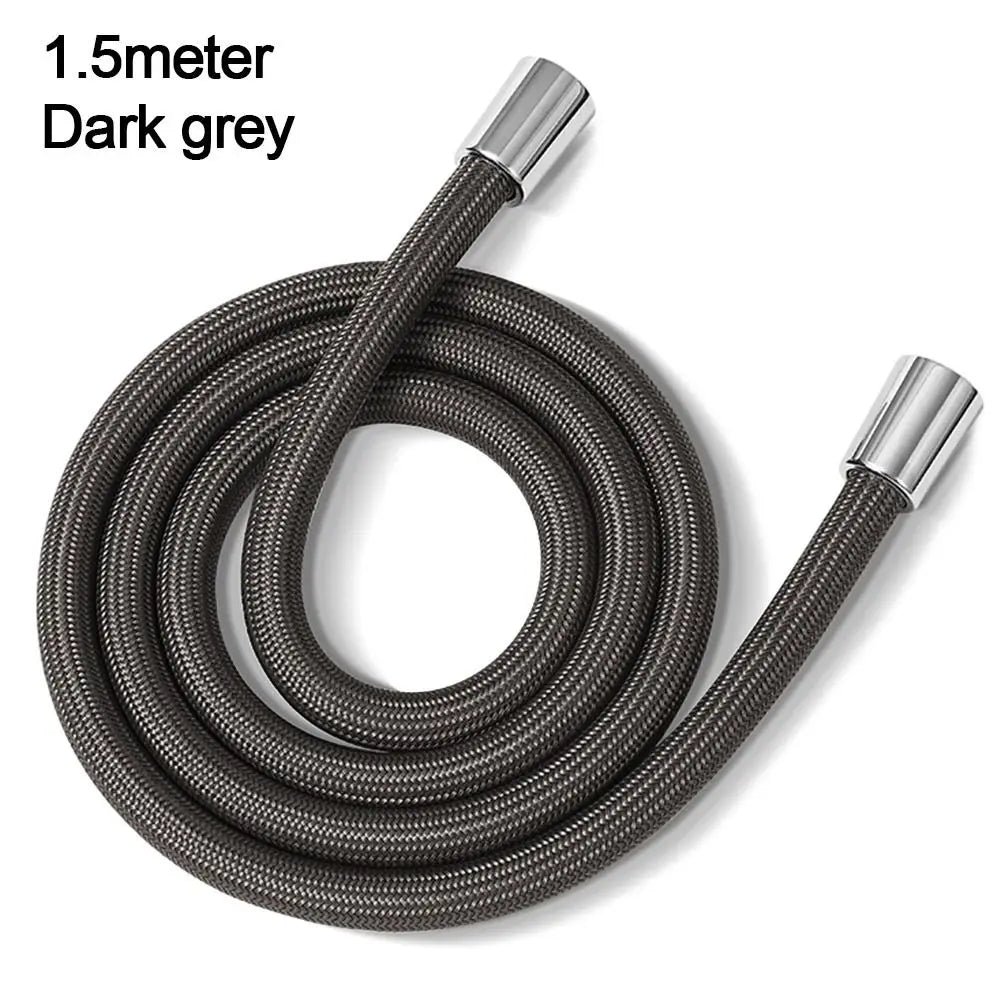 1.5/2.0 Meter Bathroom Nylon High Pressure Smooth Shower Hose Flexible Handheld Anti Winding GI/2 Universal Pipe Tube