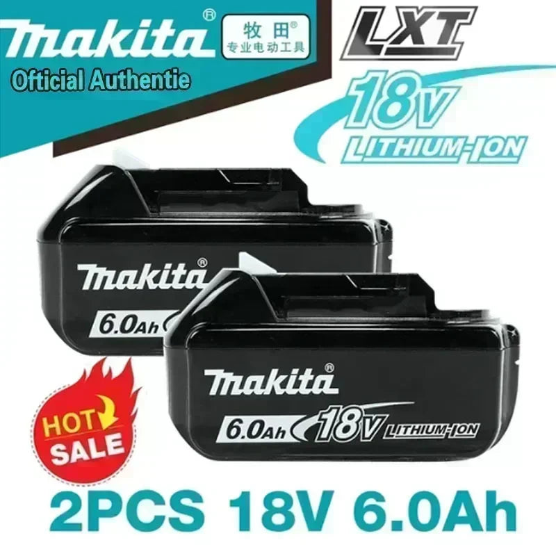 100% Original Makita 6Ah/5Ah/3Ah18V battery replaceable DTW700 DGA404 DDF487 DTD173 DHP488 power tools