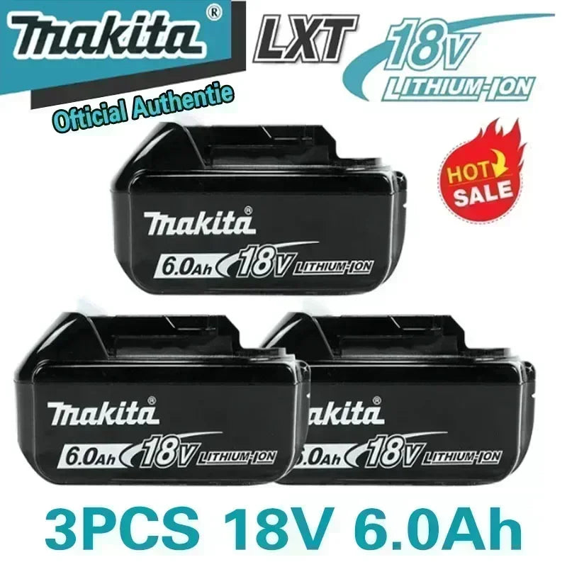 100% Original Makita 6Ah/5Ah/3Ah18V battery replaceable DTW700 DGA404 DDF487 DTD173 DHP488 power tools