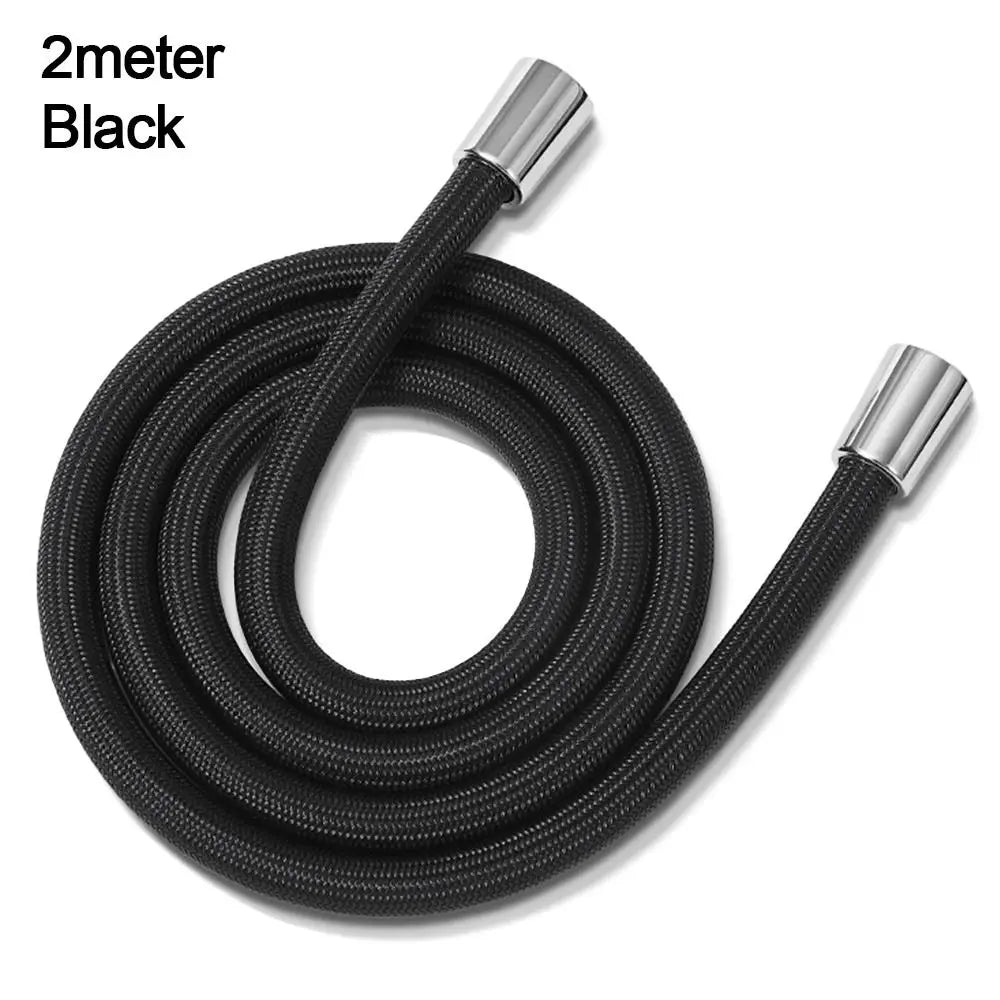 1.5/2.0 Meter Bathroom Nylon High Pressure Smooth Shower Hose Flexible Handheld Anti Winding GI/2 Universal Pipe Tube