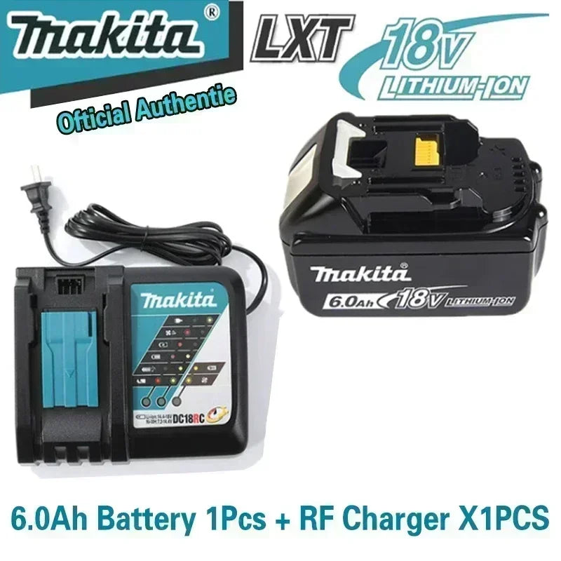 100% Original Makita 6Ah/5Ah/3Ah18V battery replaceable DTW700 DGA404 DDF487 DTD173 DHP488 power tools