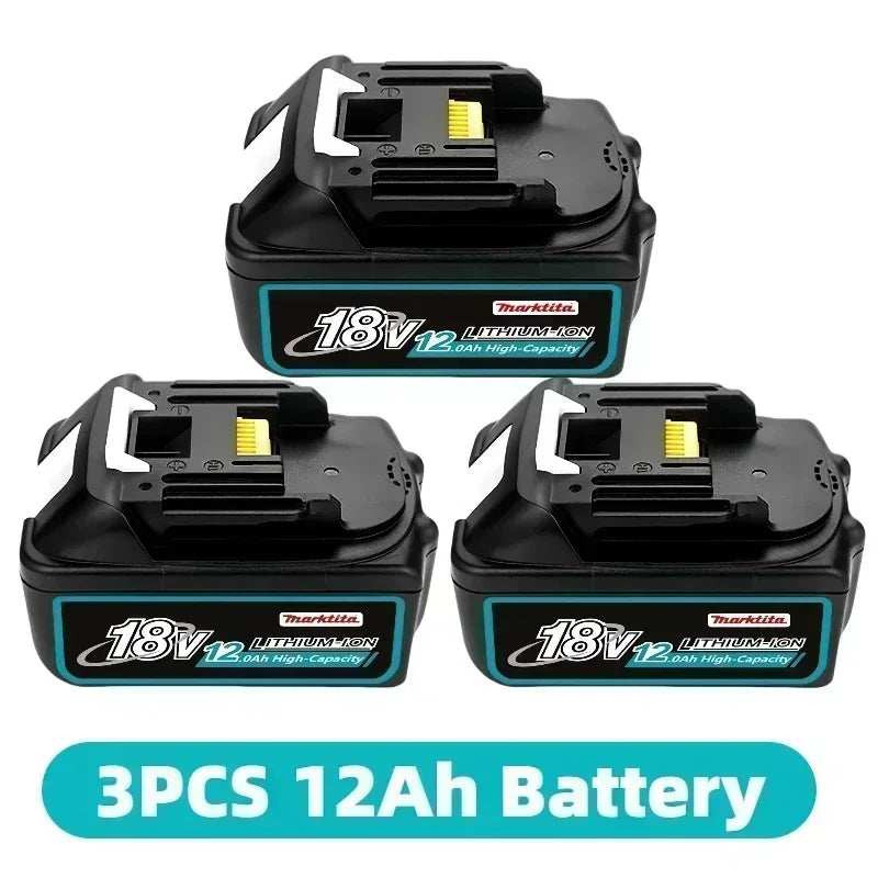 100% Original 18V Rechargeable power tool Battery For Makita DDF487 DTD173 DTW700 DGA404 Replaceable LED Lithium 6.0/8.0/12.0Ah