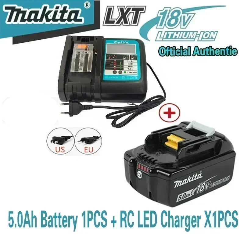 100% Original Makita 6Ah/5Ah/3Ah18V battery replaceable DTW700 DGA404 DDF487 DTD173 DHP488 power tools