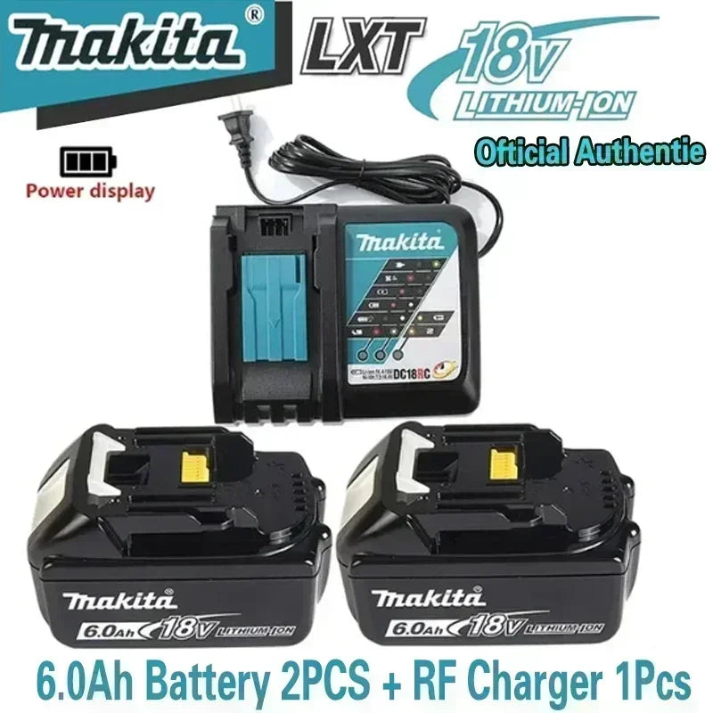 100% Original Makita 6Ah/5Ah/3Ah18V battery replaceable DTW700 DGA404 DDF487 DTD173 DHP488 power tools