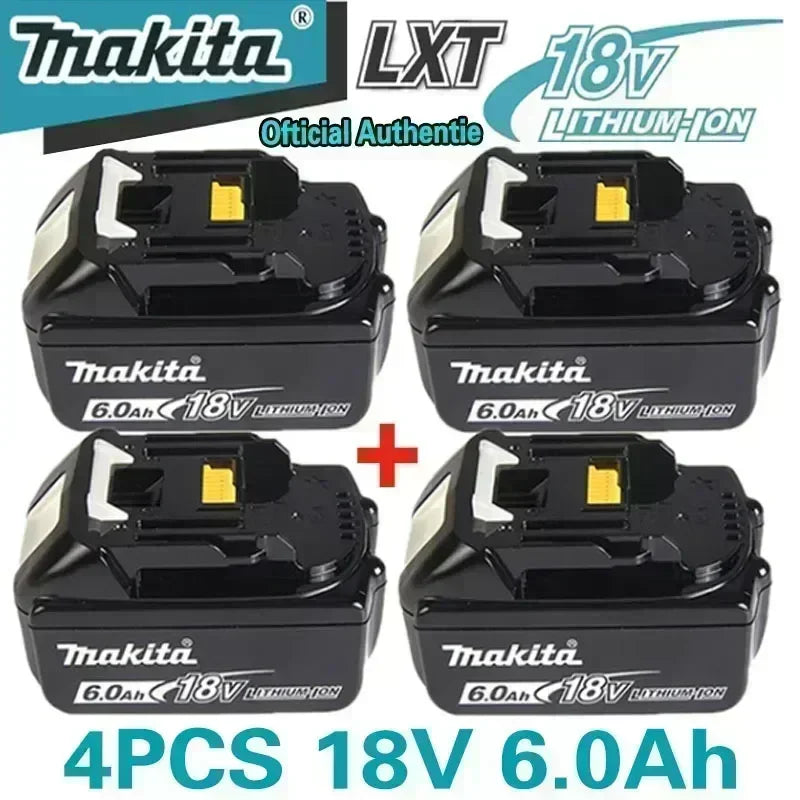 100% Original Makita 6Ah/5Ah/3Ah18V battery replaceable DTW700 DGA404 DDF487 DTD173 DHP488 power tools